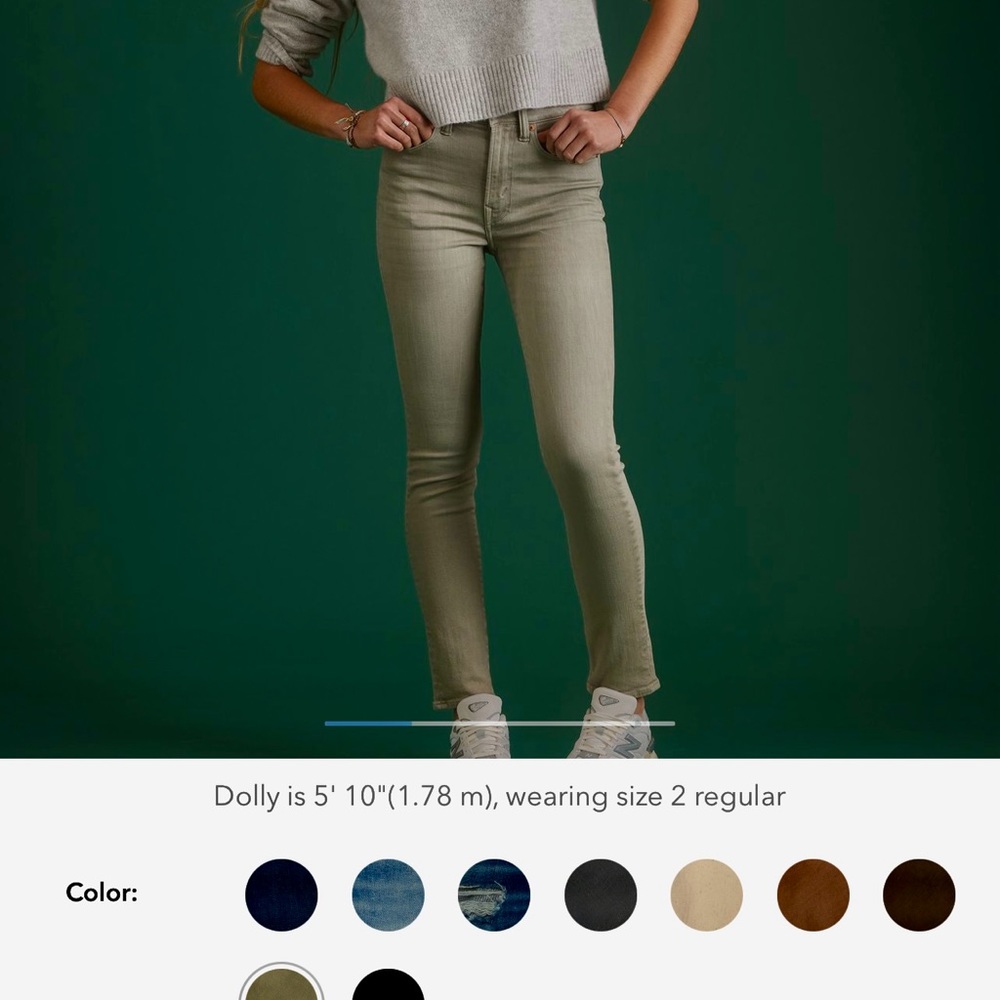 AE 77 Premium High Waisted Jegging